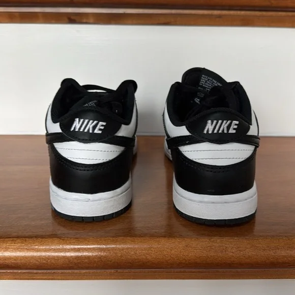 Nike Dunk Low "Black/White" Preschool Kids' Shoe - Size 3 Youth - Picture 4 of 6